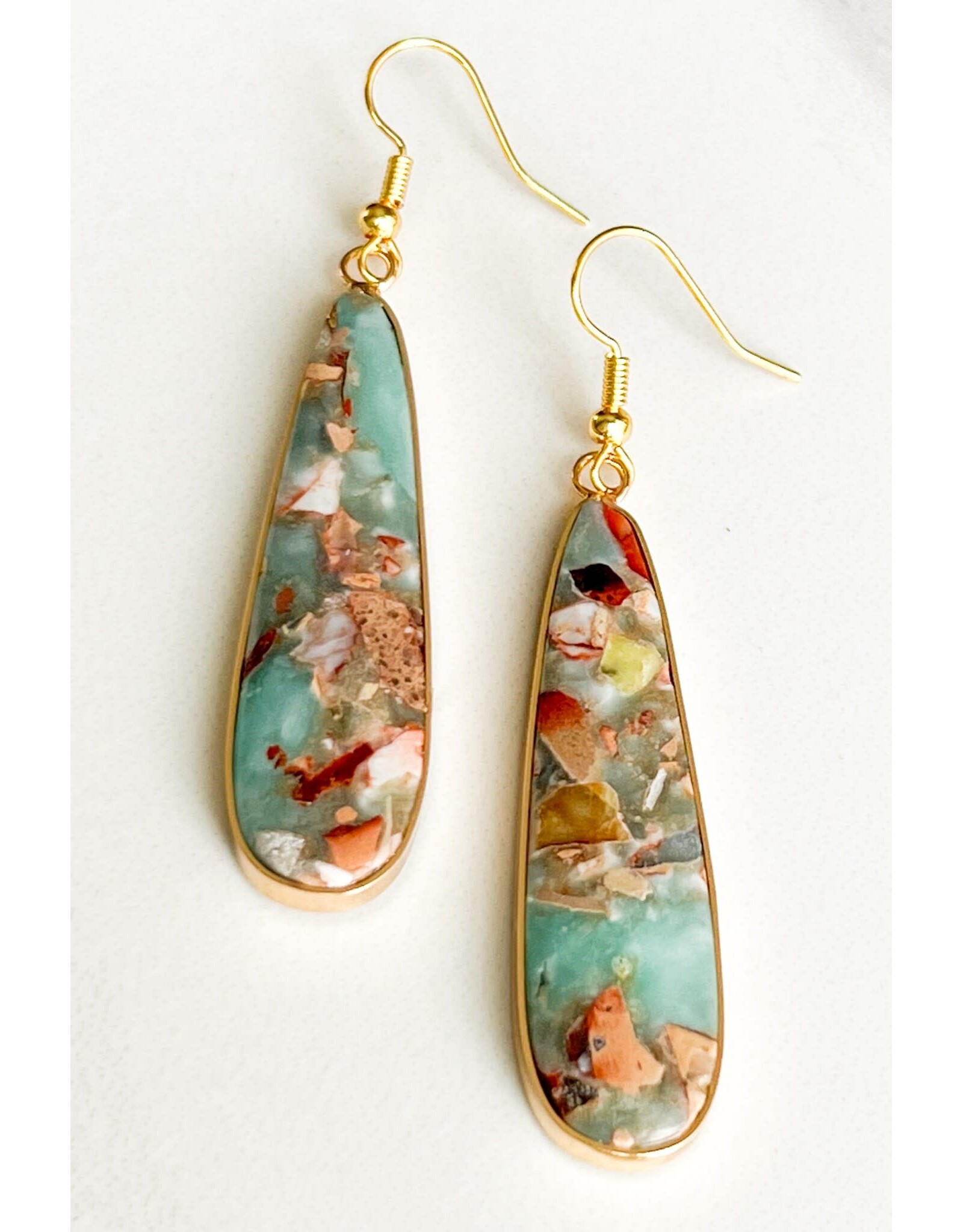 Amazonite Earring