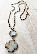 Amazonite Necklace 341-58381-NL