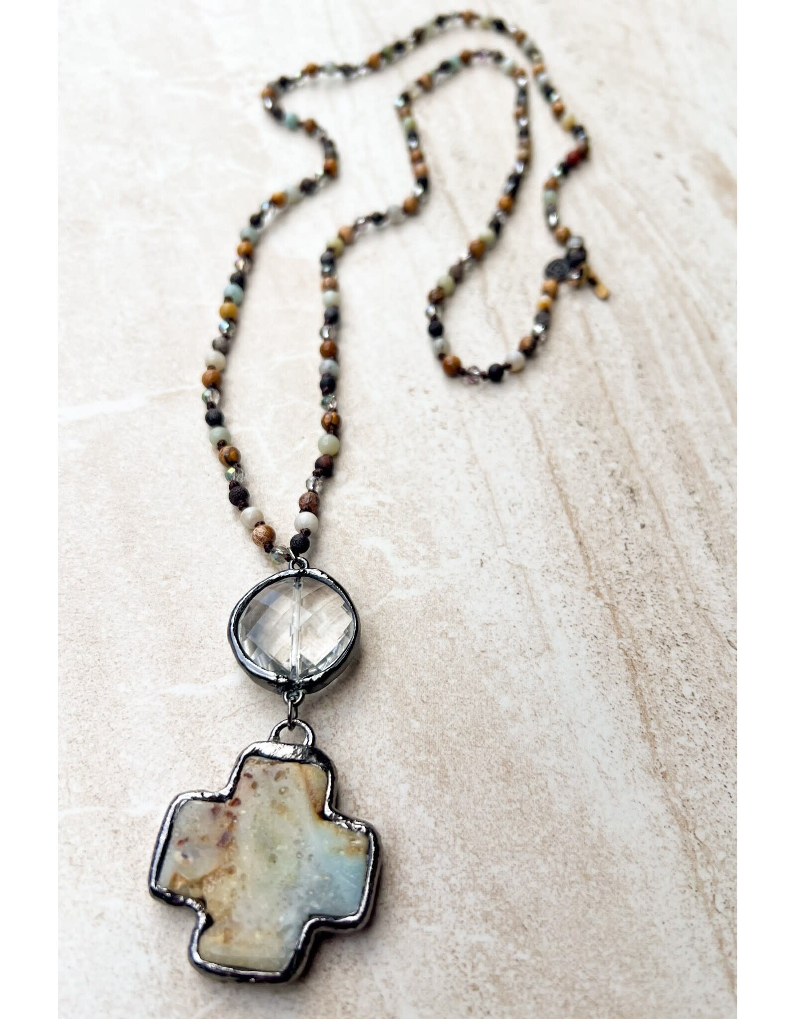 Amazonite Necklace 341-58381-NL