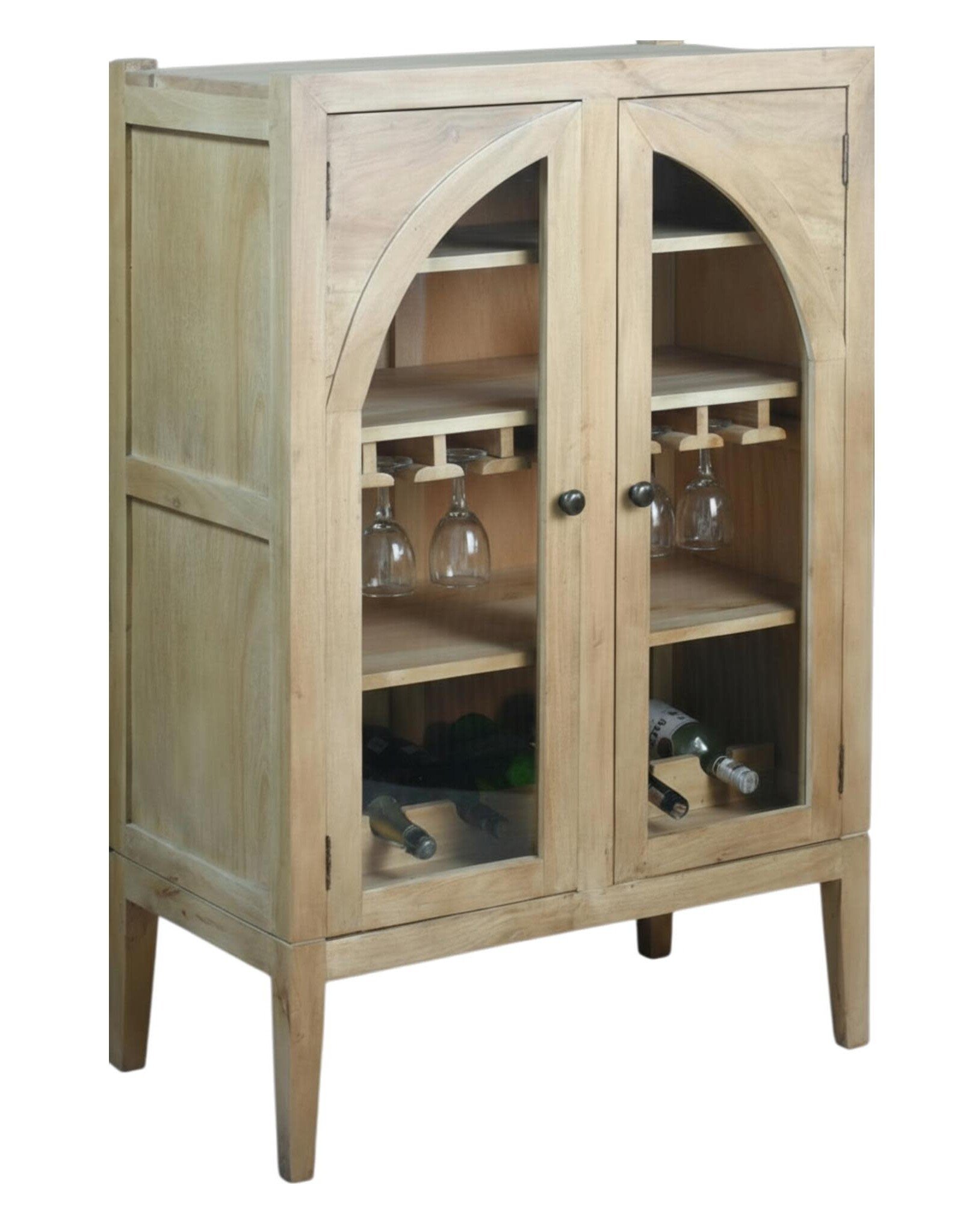 CAB1990 Selena Server 2GD/Wine Strg 33.5x18.1x51.1"H