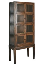 CAB2278 Westley Curio 8GD KD 33.8x16.1x83.5"H