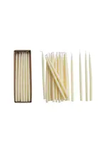 Unscented Thin Taper Candles in Box, Set of 24 CD2240