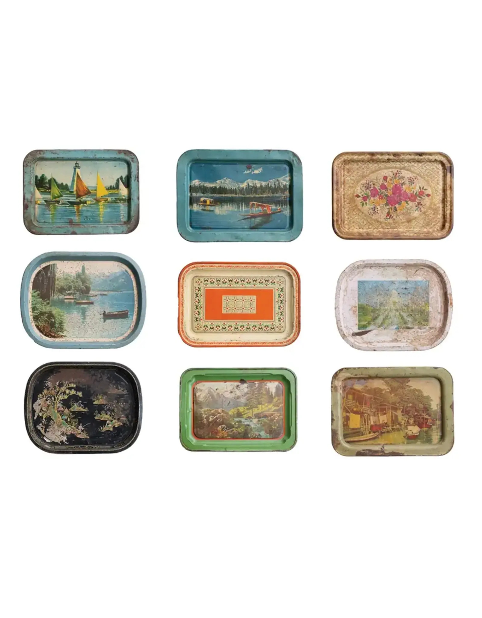 17 x 12" Decor Metal Tray DG0019