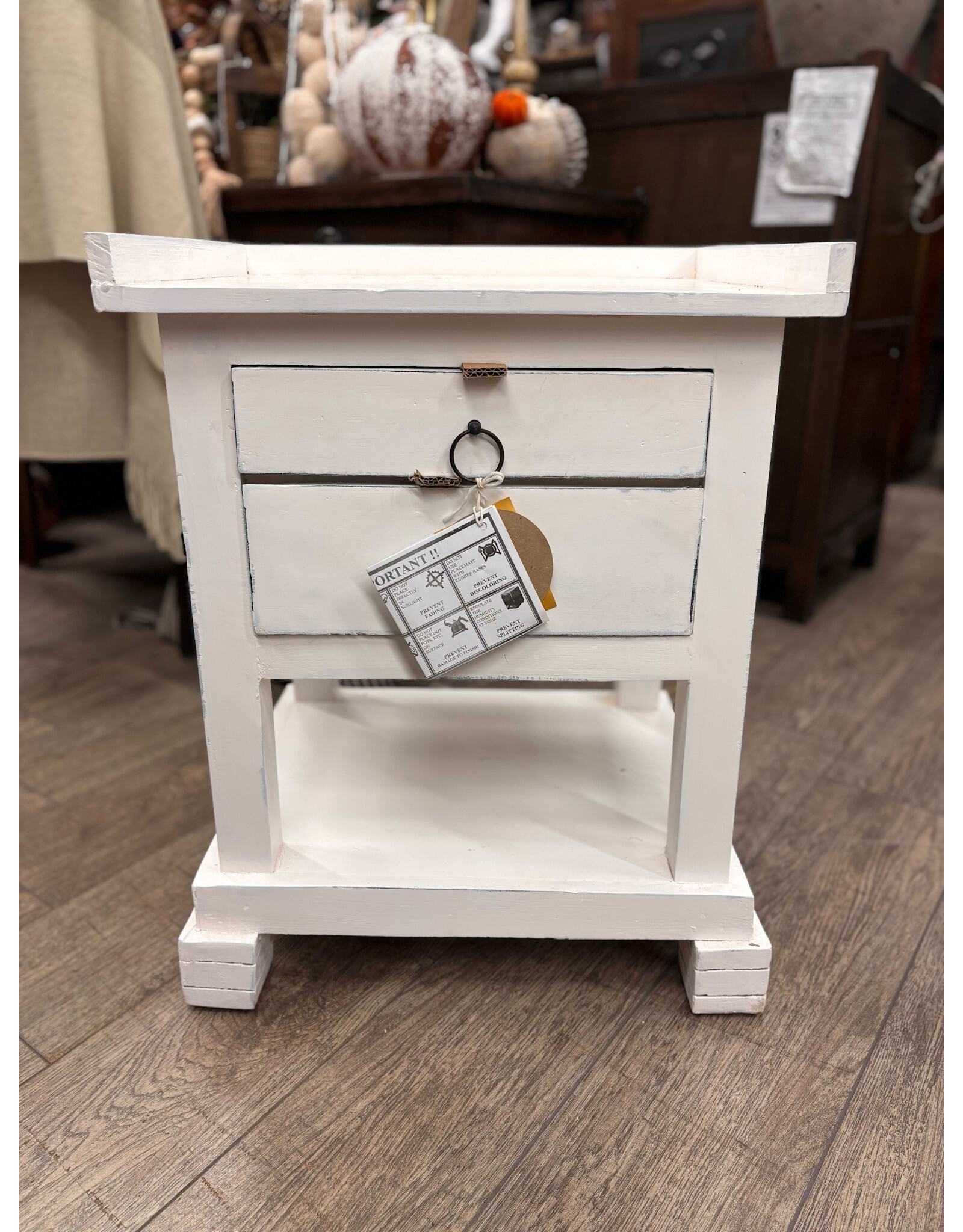 TAB802 End Table 2Drawer 20.1x16.5x24.7"H