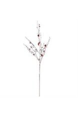 38.5" red Ornament & Bells Branch 55230A