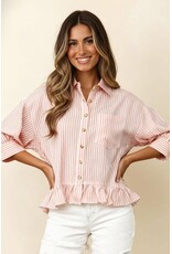 Plus Collared Btn Dn Shirt w/ Pocket HCT7312AX