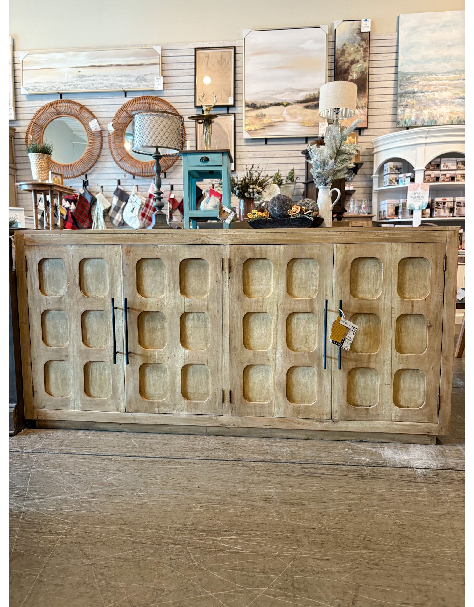 CAB613 Jasper Credenza 4 Doors 76x17.7x37"H