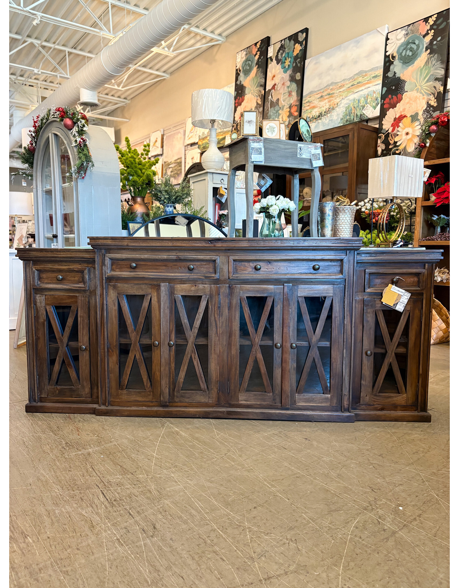 CAB618 Yorkshire Credenza 87x17.7x38.2"H