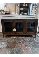 CAB593-SO Urban Glz Sdboard 3GD Bar Handls Wd Legs  60.2x20.1x33.8"H