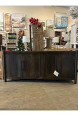 CAB632 Flagstaff Credenza 4Drs w/Adj Shelf 78x20.1x34.2"H