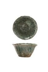 Stoneware Bowl, Reactive Crackle Glaze DF8849