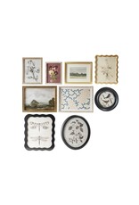 Wood Framed Glass Wall Décor DG1001