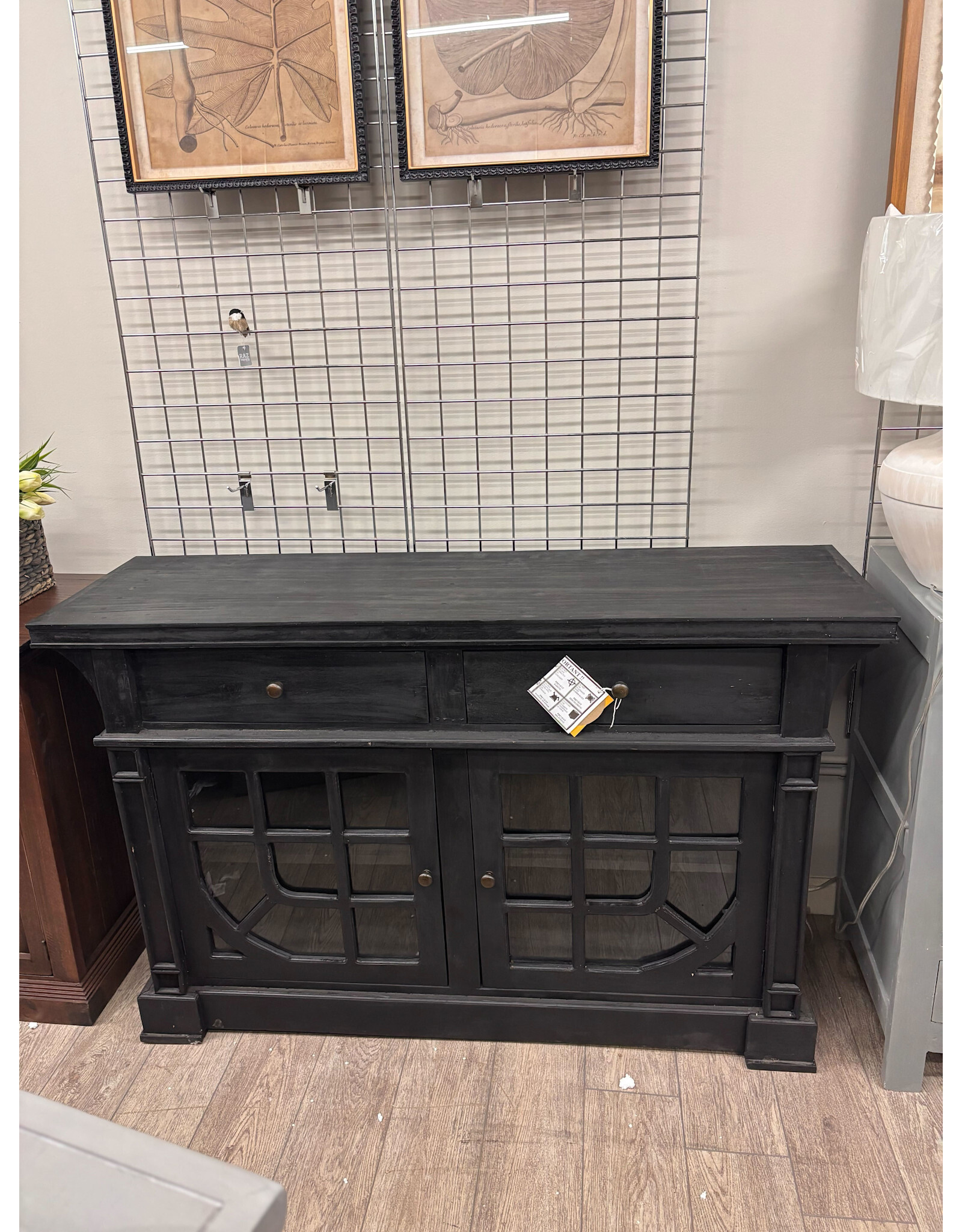 CAB544 Sonoma Credenza 2Panel GD 2drw w/RG 61x18.1x38.2"H