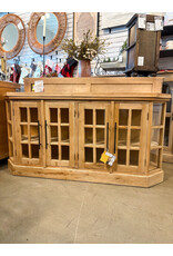 CAB930 Glazed Display Crednza 4GD Bar Handles 70.8x15.7x35.3"H