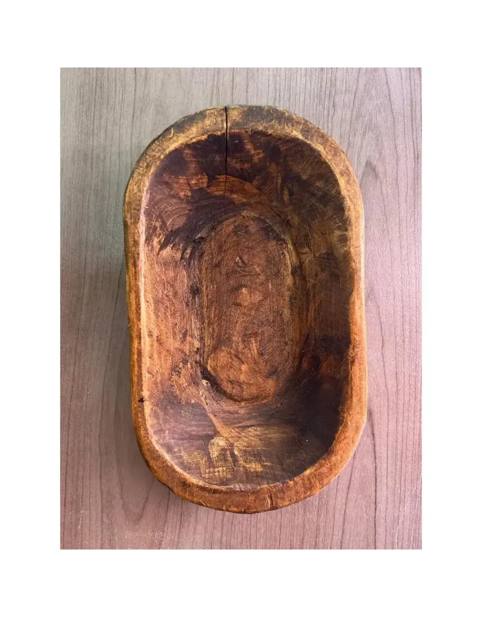 Square Wooden Bowl, Handmade