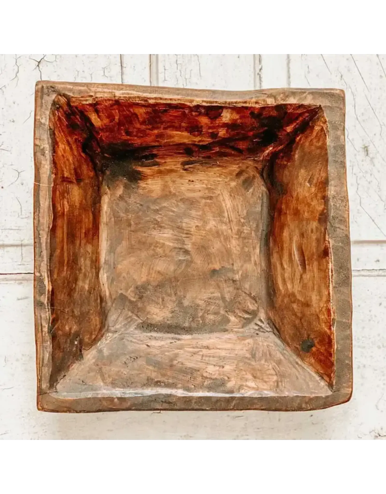 Square Wooden Bowl, Handmade