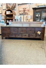 CAB637 Old City Credenza 11drw w/RG 82.2x17.7x25.2"H