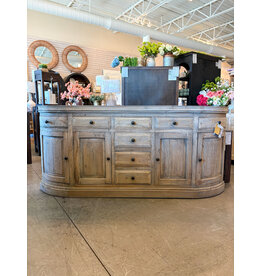 CAB641 Huntsville Credenza 4Doors 8Drw w/RG 81.5x18.8x36.2"H