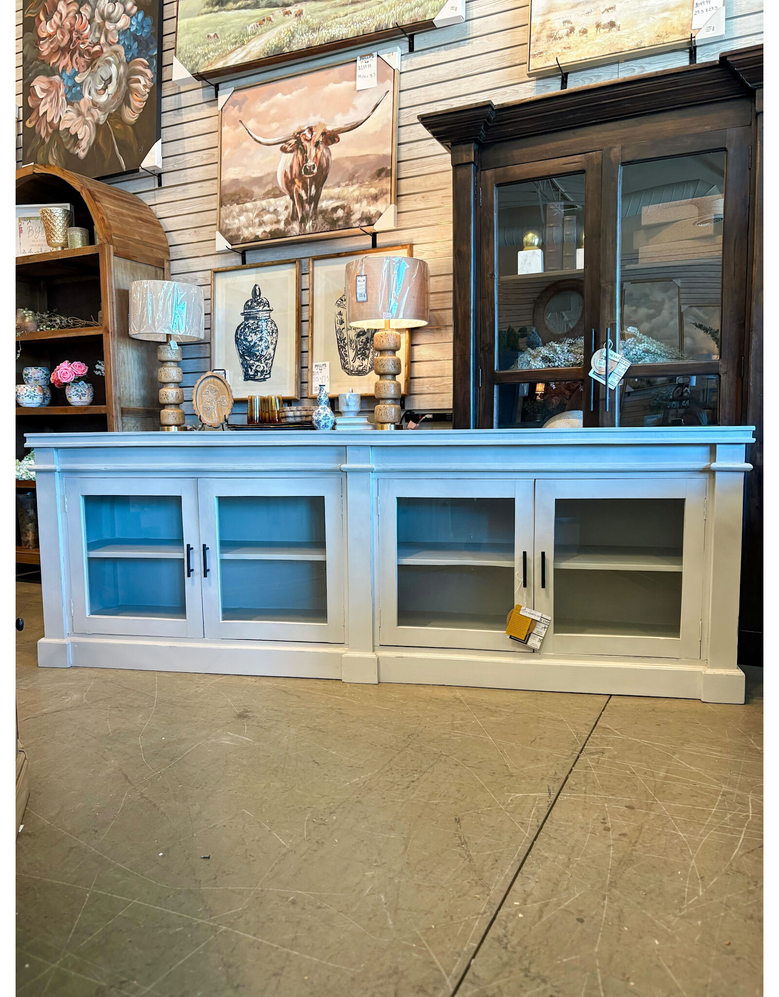 CAB487 Alexander Low Glzd Crdnza 4GD 93.7x18.1x33.1"H