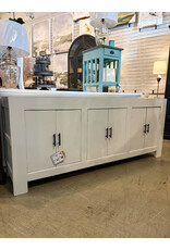 CAB633 Hilton Credenza 6Panel Doors 79.5x18.1x33.1"H