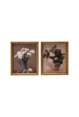 Wood Framed Wall Décor 9-3/4"W x 11-3/4"H, 2 Styles, Each DG0713A