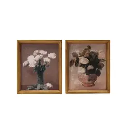 Wood Framed Wall Décor 9-3/4"W x 11-3/4"H, 2 Styles, Each DG0713A