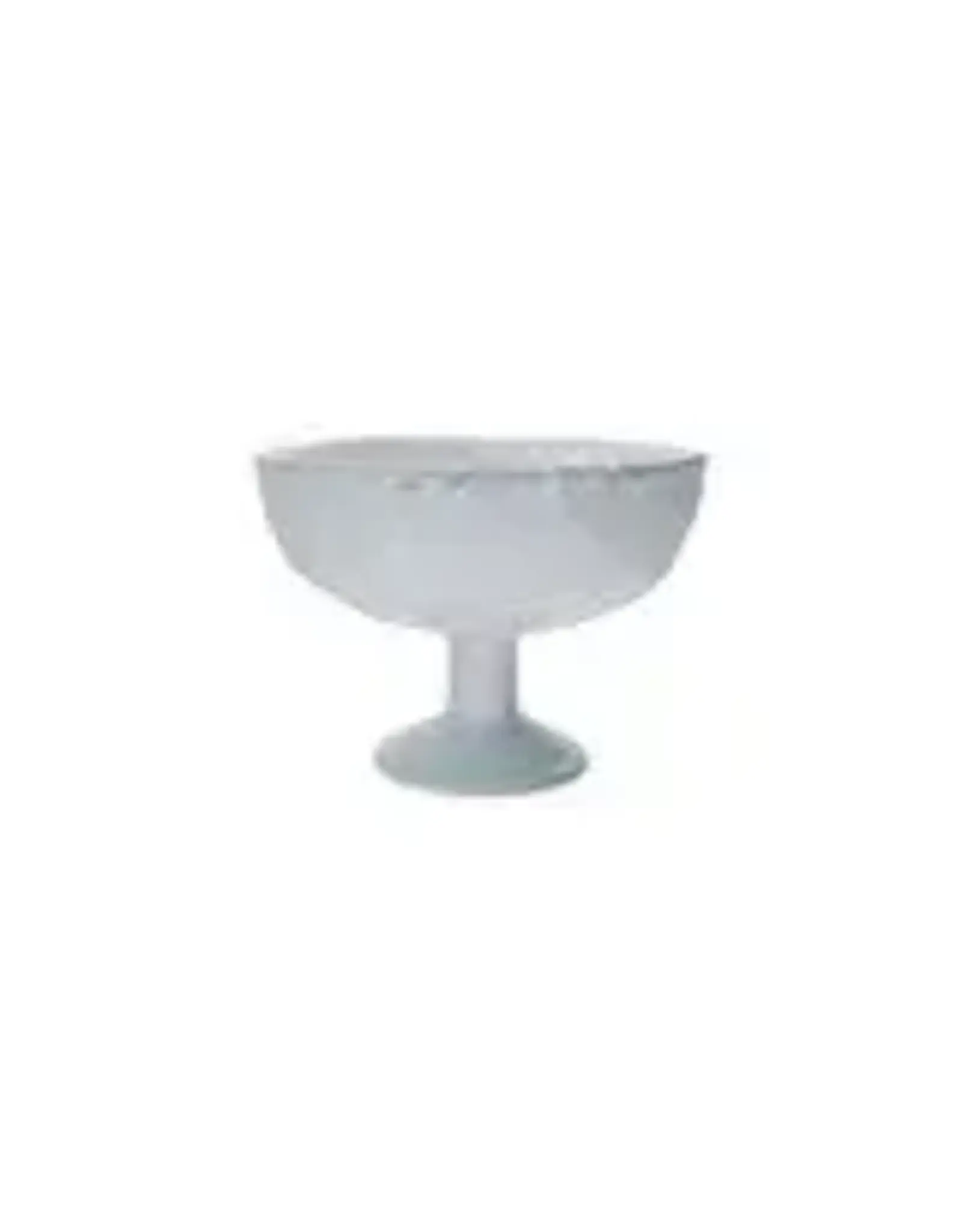 Stoneware Footed Bowl, Reactive Crackle Glaze AH3762