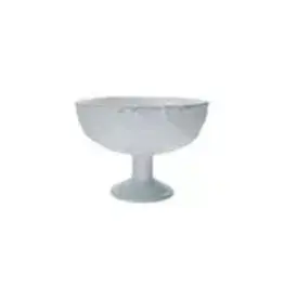 Stoneware Footed Bowl, Reactive Crackle Glaze AH3762