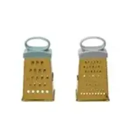 Stainless Steel 4-Sided Grater, Gold Finish, 2 Colors AH2780A