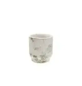 Stoneware Planter, Reactive Glaze, Blue & White AH3939