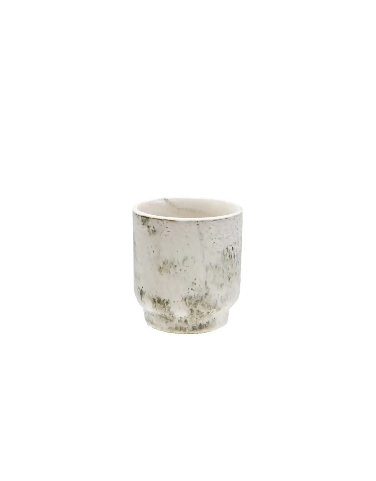 Stoneware Planter, Reactive Glaze, Blue & White AH3939