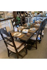 TAB3303 Trestle Dining Table 96.4x39.3x30.7