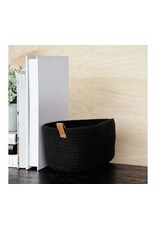 12.5" X 8.5" LARGE EBONY BASKET