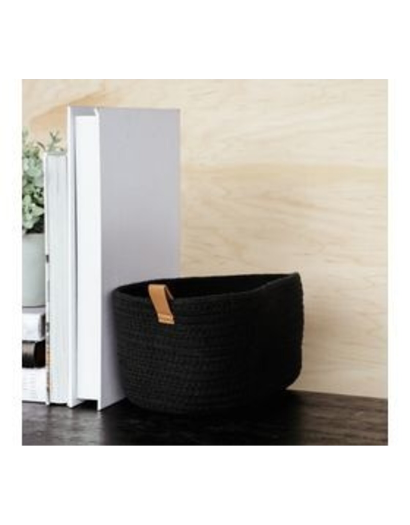 12.5" X 8.5" LARGE EBONY BASKET