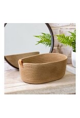 12.5" X 8.5" LARGE KHAKI BASKET