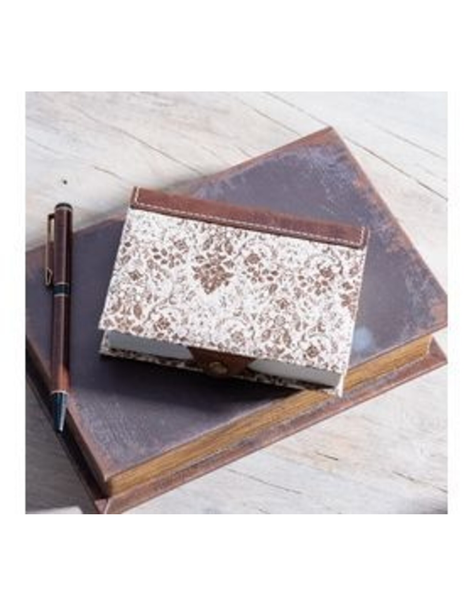 5.5" BROWN FLEUR CANVAS