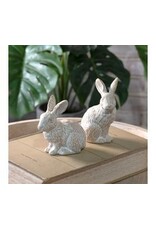 2 ASST. CERAMIC BUNNIES