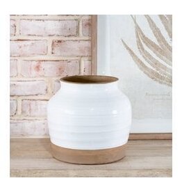 9.5" TWO TONE CERAMIC VASE