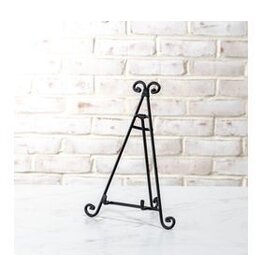 12" BLACK TRIANGLE BACK EASEL