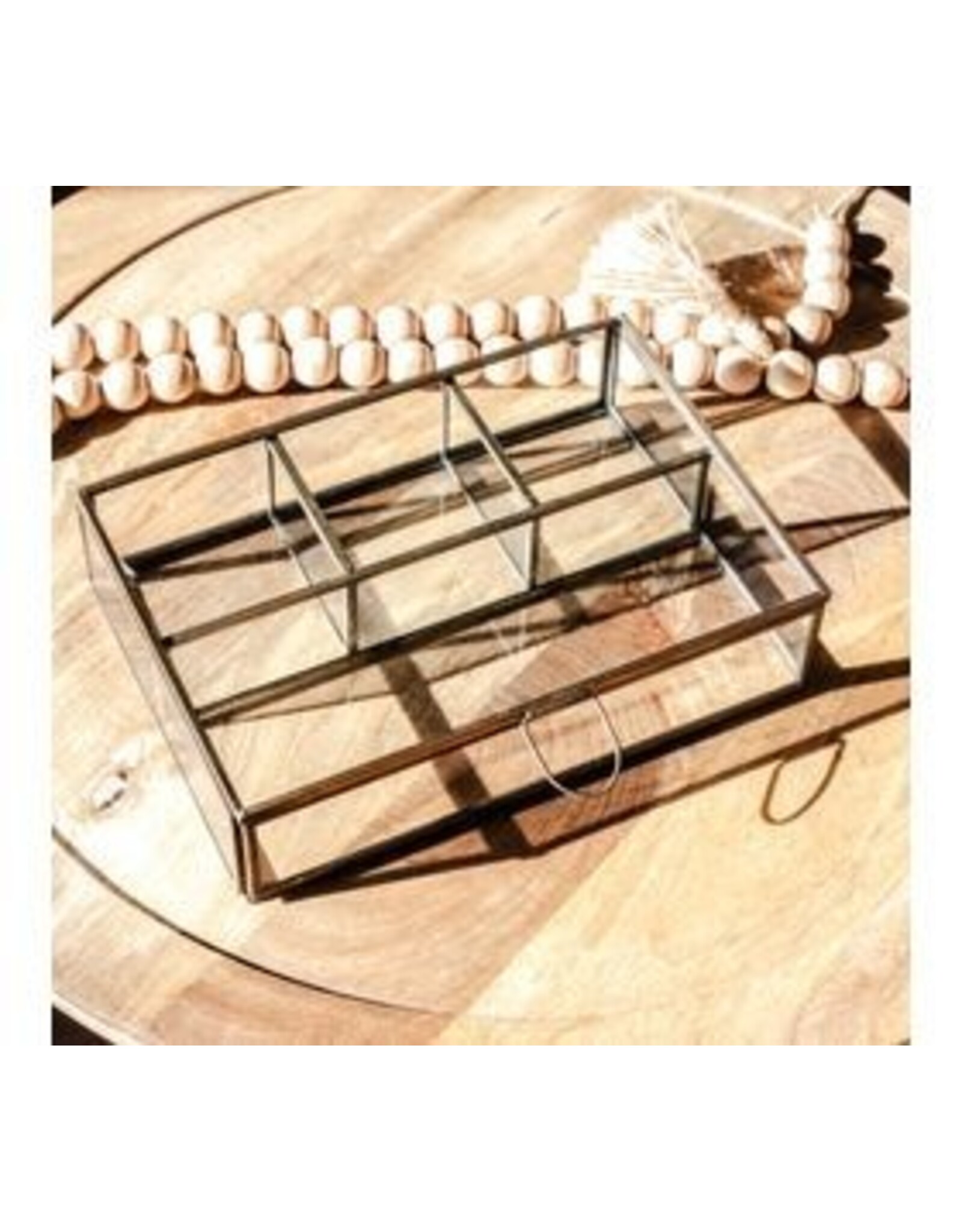 AGED ANTIQUE JEWELRY BOX