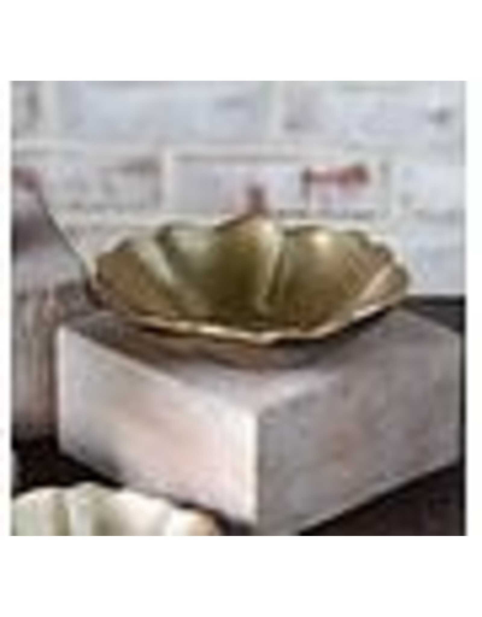 6.3" WAVY RIM GOLD BOWL