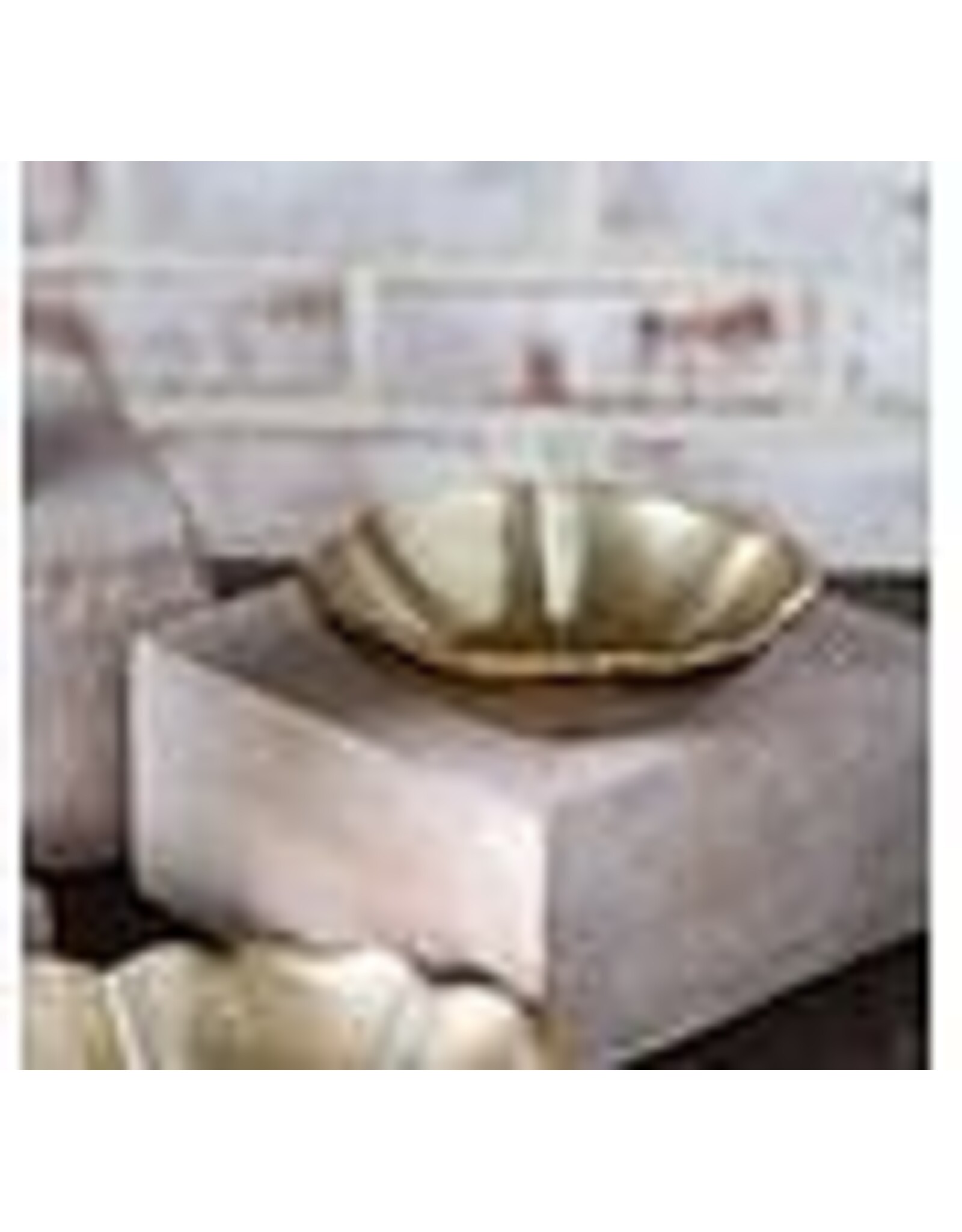 5" WAVY RIM GOLD BOWL