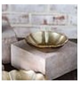 5" WAVY RIM GOLD BOWL