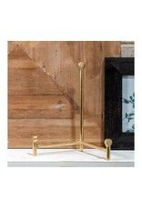 10" BRASS STRAIGHT BACK EASEL