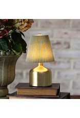 7.75"H RECHARGEABLE GREEN/GOLD LED