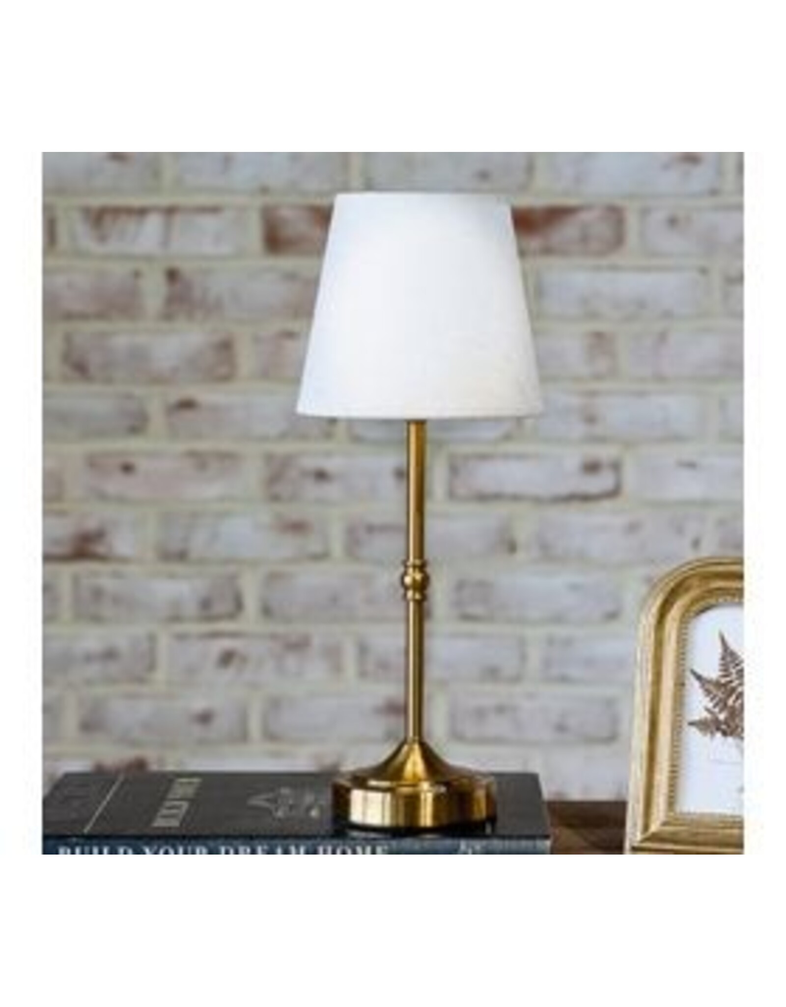 16" GOLD RECHARGEABLE LED LAMP