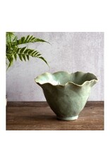 7.5" LT. GREEN DECO PLANTER