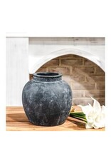 8.6" CHARCOAL CLAY POT