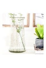 10.25" STONEWASH GLASS VASE