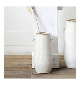 12.3" CERAMIC HANDLE VASE